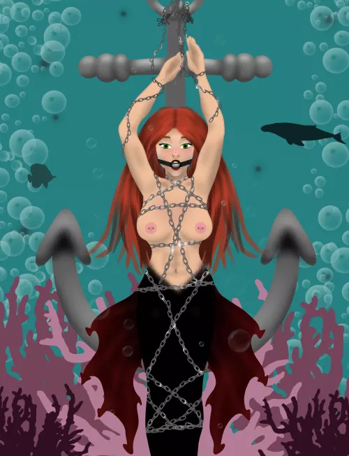 \#18+ \#spicy \#art \#mermaid \#bdsm \#kink \#kinky \#procreate \#newtoreddit