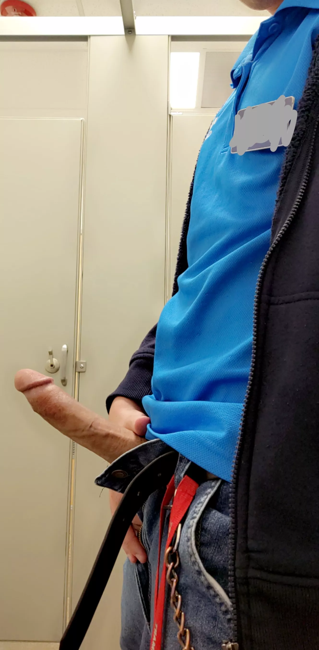 22. How's my 8 inch cock look at work? Guys only please.