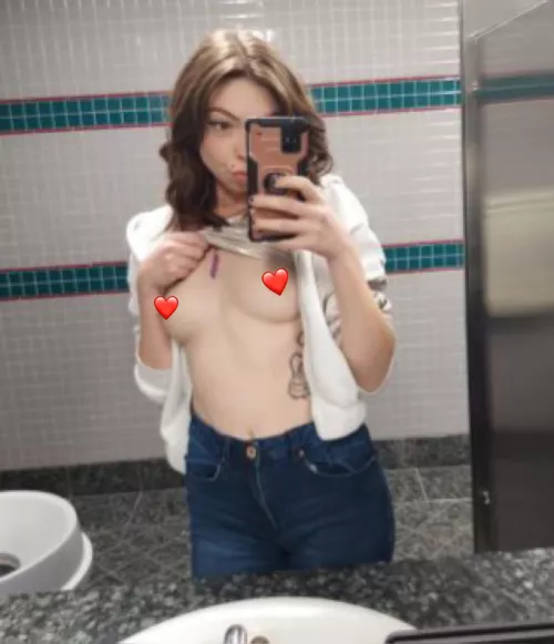 23(f) gas station bathroom almost caught!