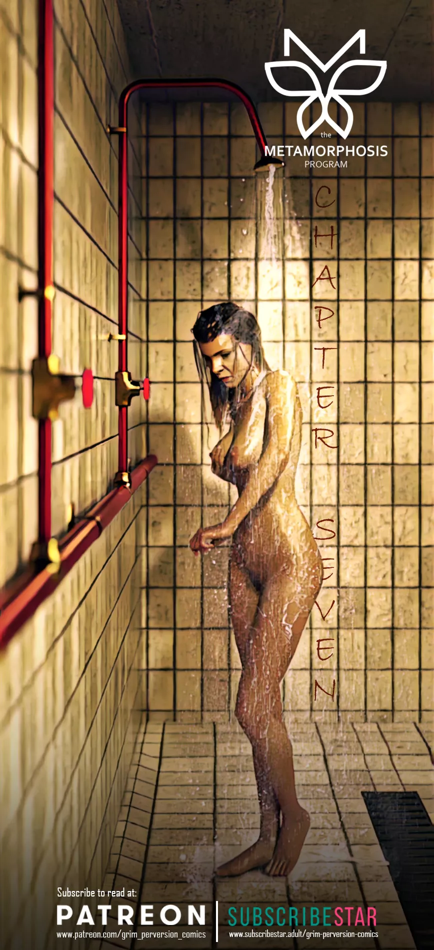 Chapter 7 of gender-transformation comic Metamorphosis is OUT! Check out at PATREON/SUBSCRIBESTAR (link in comments)