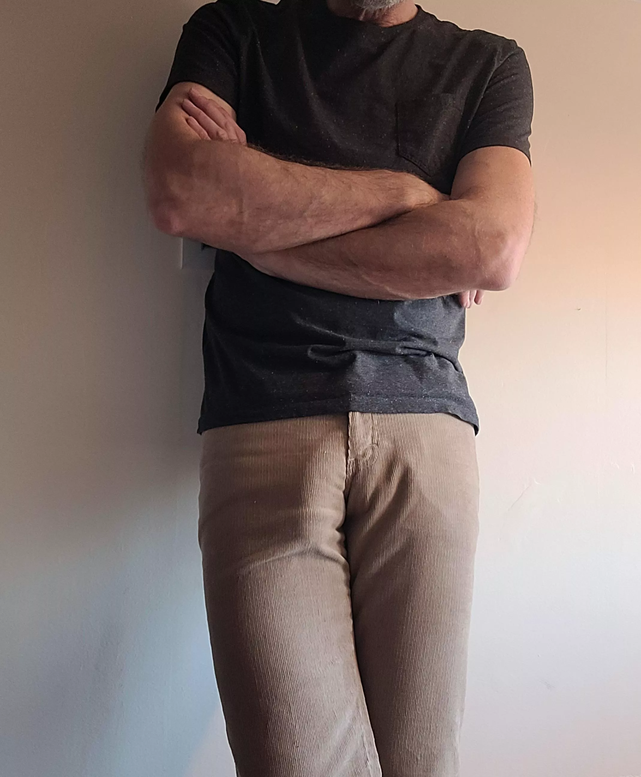 Corduroy jeans fit tight