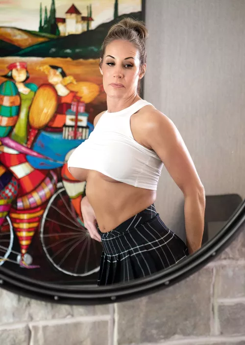 Don't look or I'll have to punish you