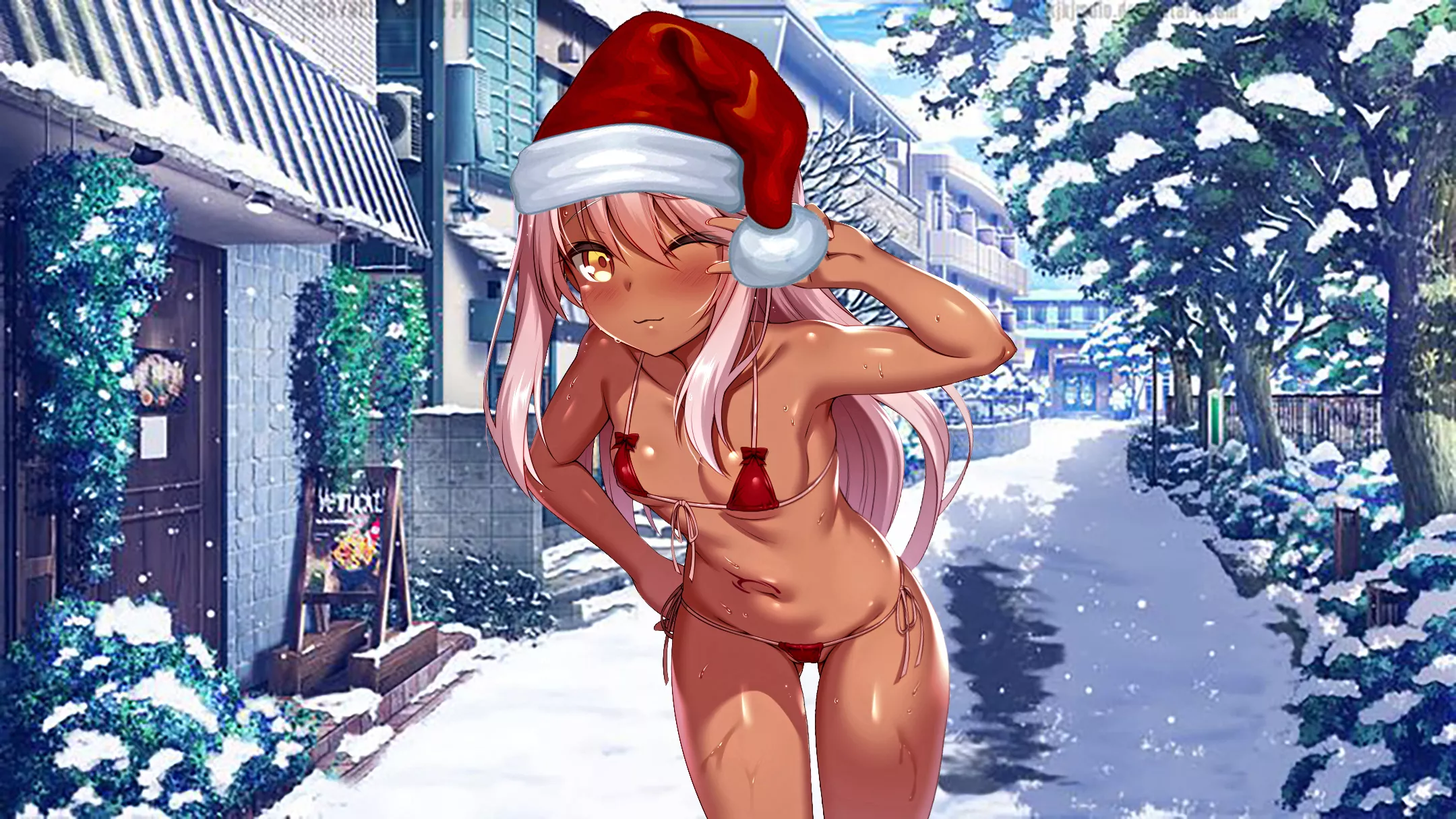 [Edited] Chloe in Christmas mood