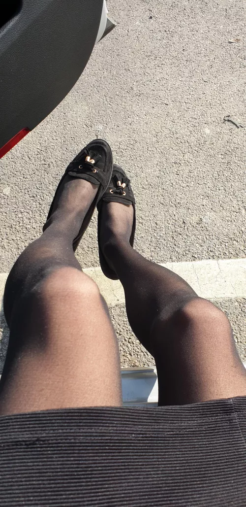 Her legs really do glow in the sun! Message me for the short video😉