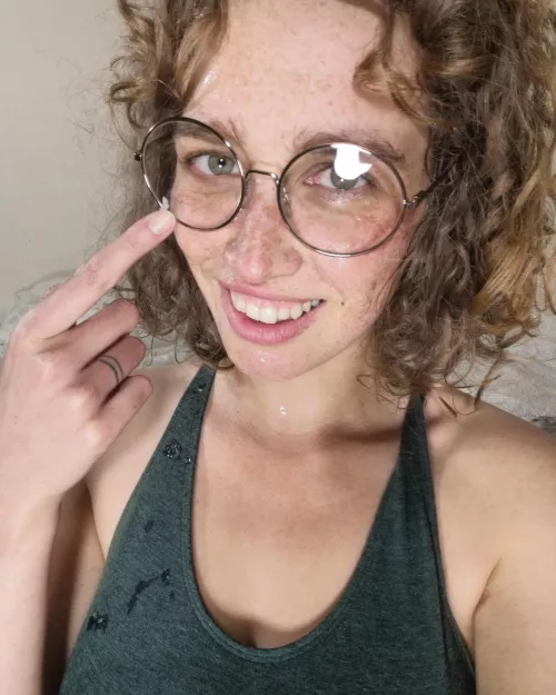 Hey, you got a lil something on my glasses