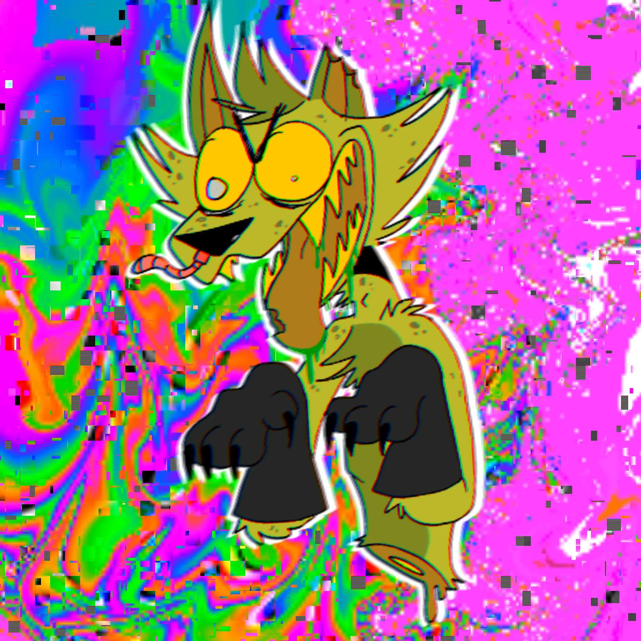 his name is strangle and hes a zombie