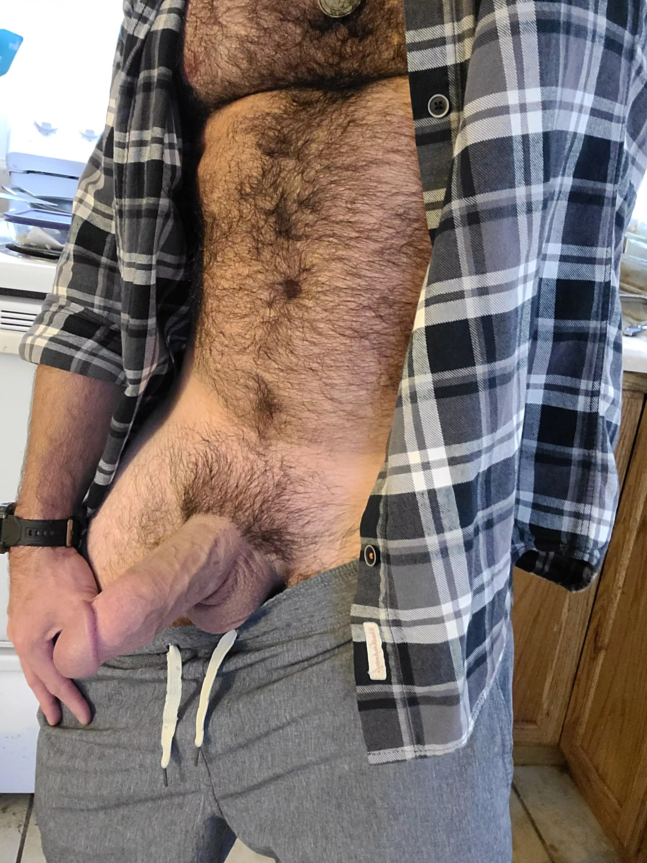 Horny and hairy dilf(31)