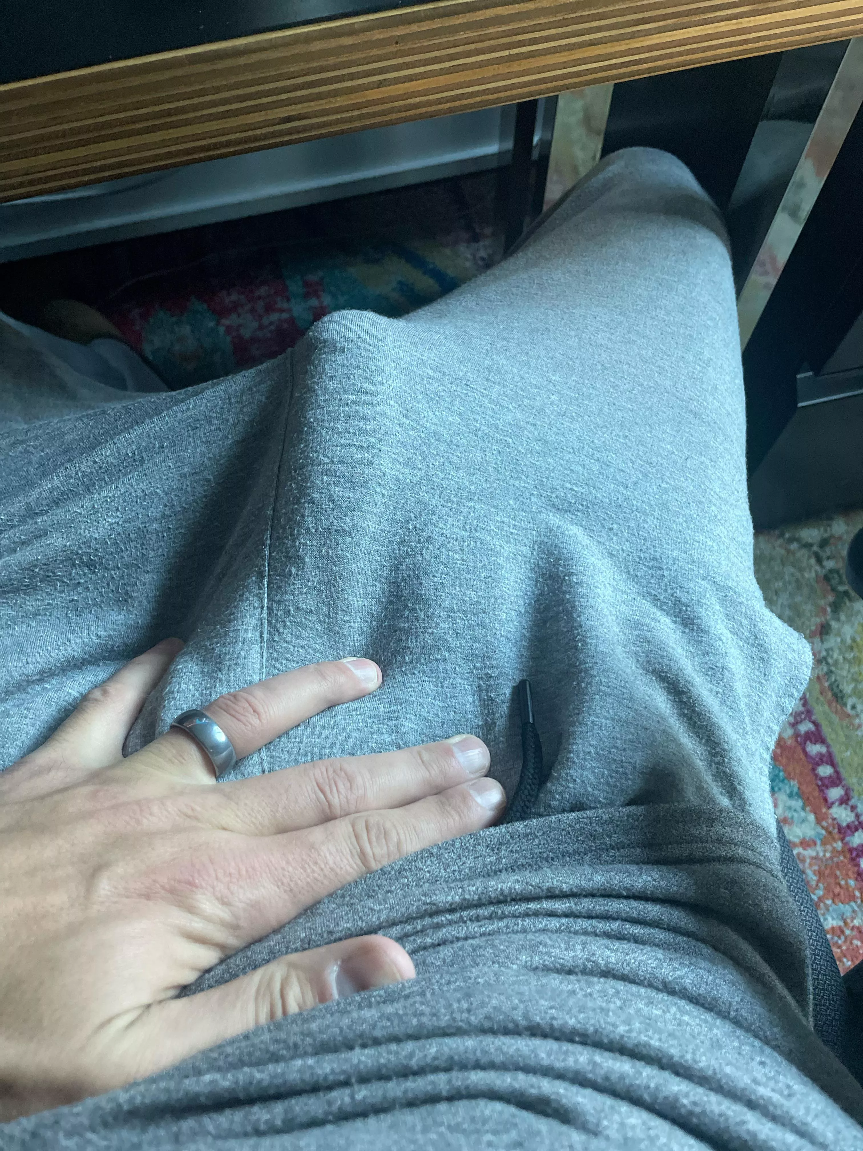 I feel like I should just give in and pull my pants off