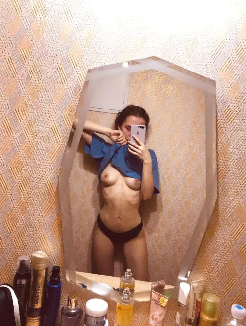 I woke up and want to show you my boobs