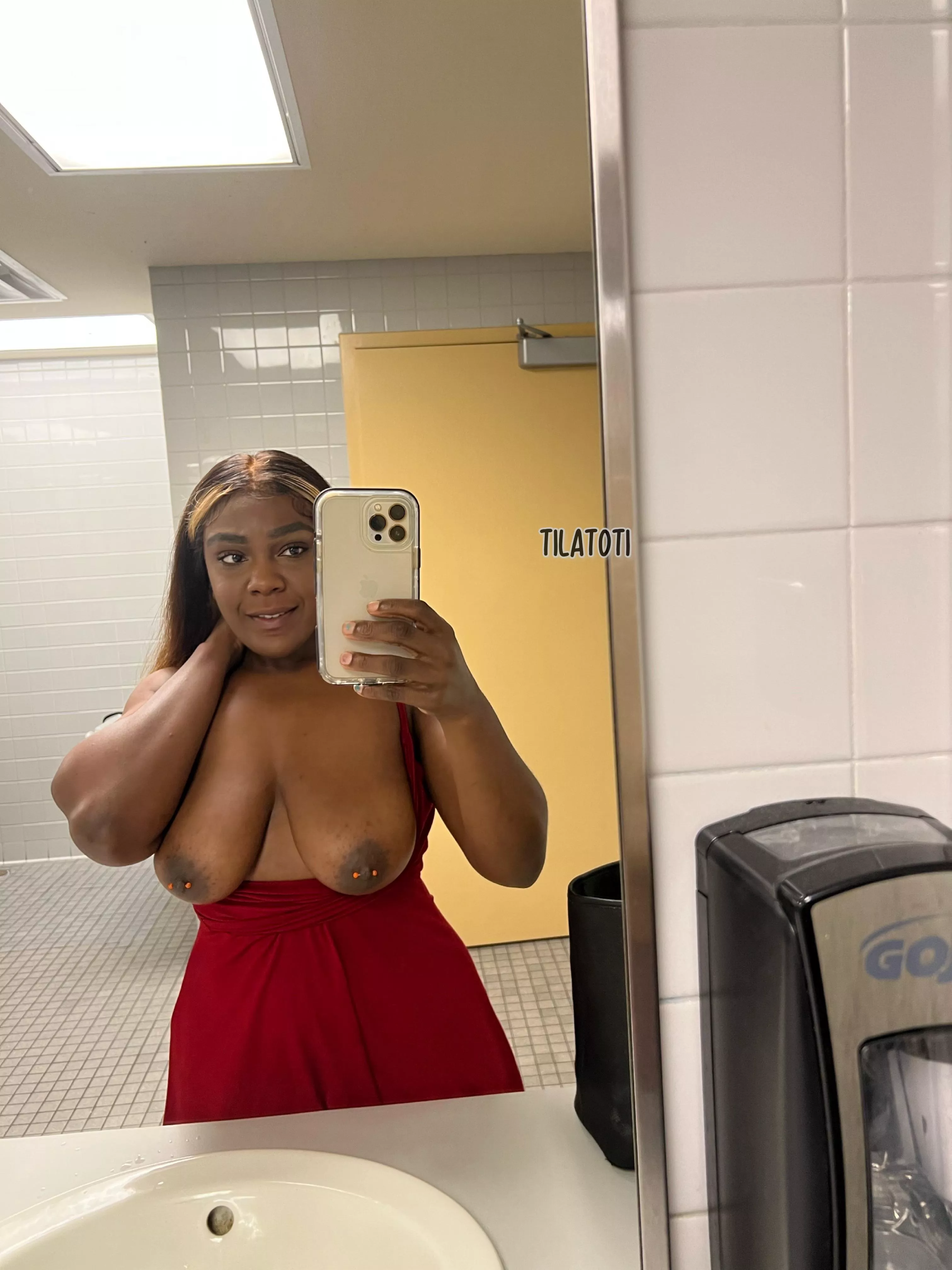 I’ll titty fuck you in the women's restroom