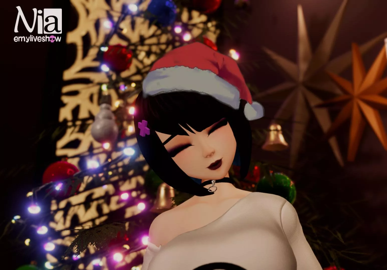 I'm your main gift under the tree🎄💙 https://chaturbate.com/emyliveshow