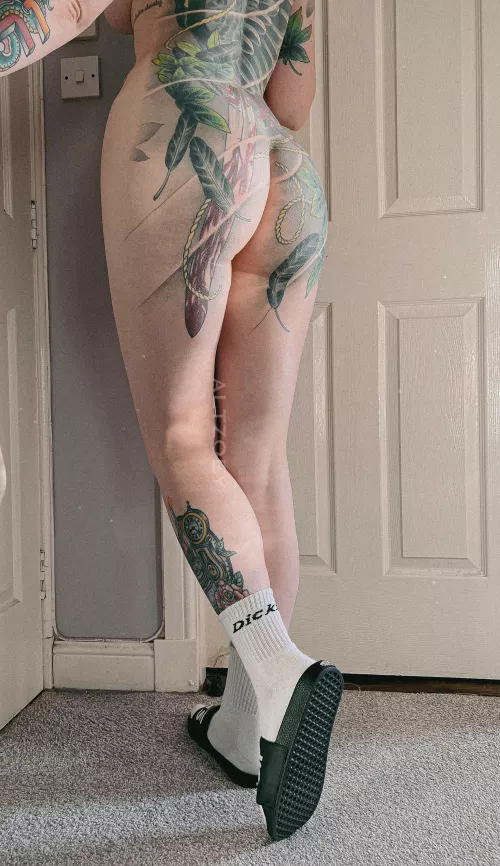 Just using my socks to manifest what I want