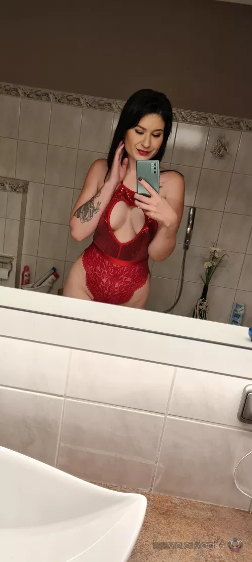 Little red lace for you :)