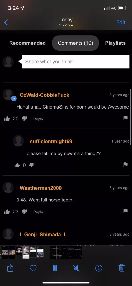 Lmao the entire comment section was shitting on the vid pt.1