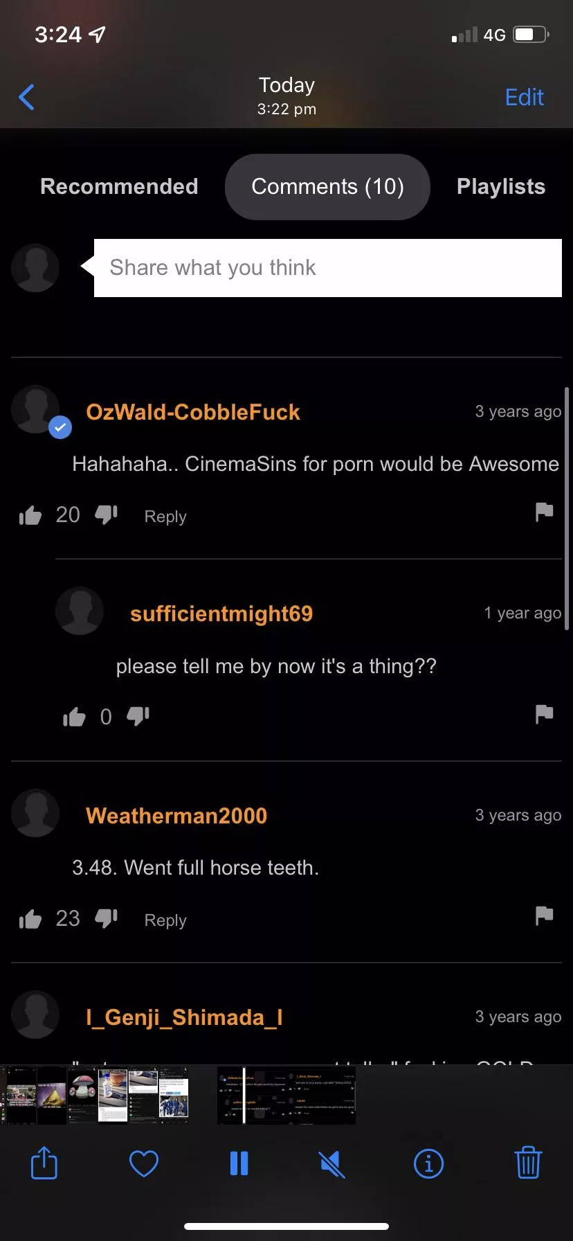 Lmao the entire comment section was shitting on the vid pt.1