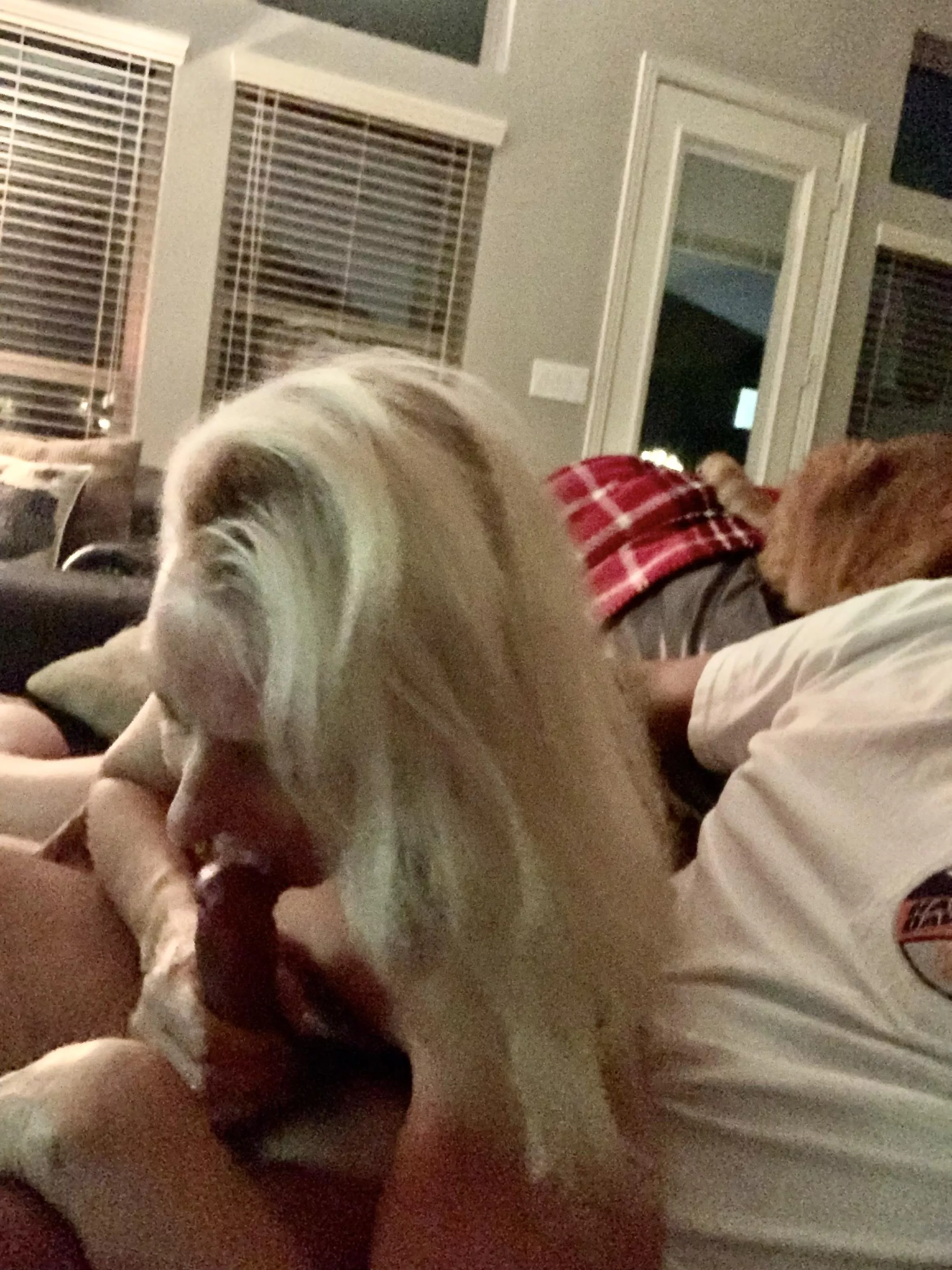 Monday Night Football with hubby’s friend. Don’t they have Thursday Night Football too??