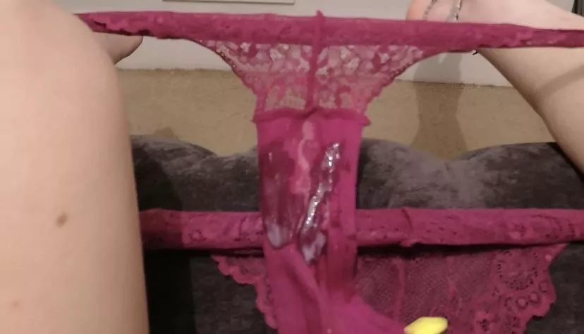 My panties right now, can I put them in your mouth?