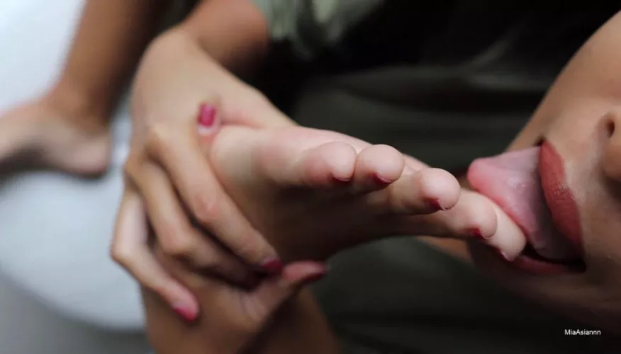 My small sexy feet taste like nuggets, do you want to take a bite for proof?