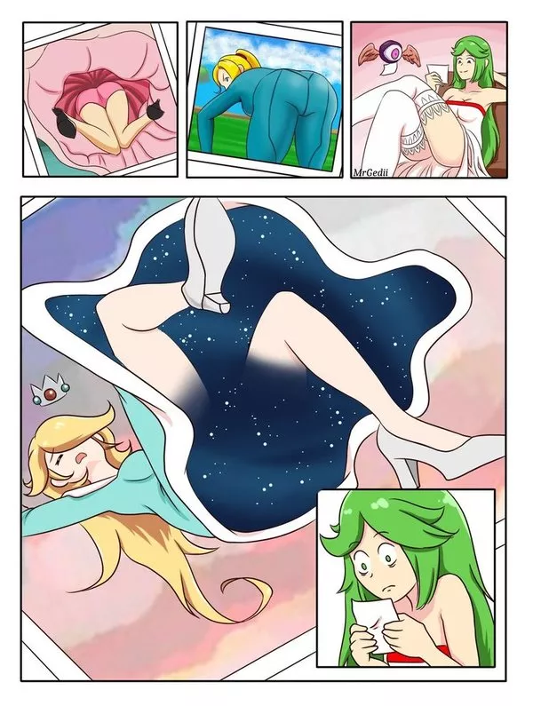 Palutena's hidden camera (mrgardenart)