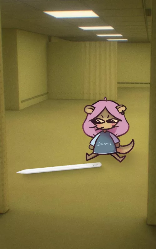 POV: you finally found the pen (art by me)