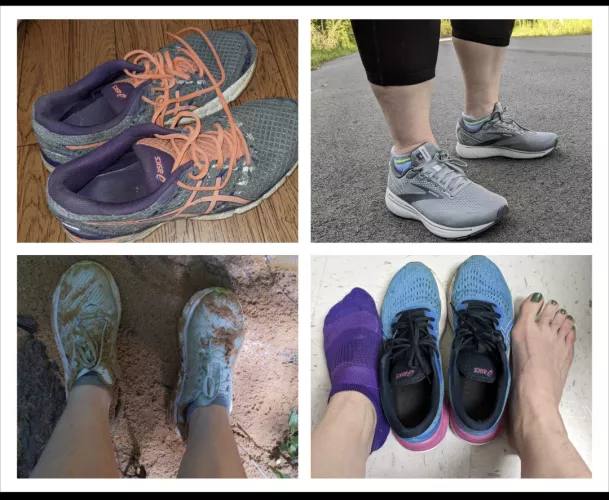 RUNNING SHOE PURGE [Selling] Each pair has at least 200+ miles and will include 3 day wear without socks prior to shipping.