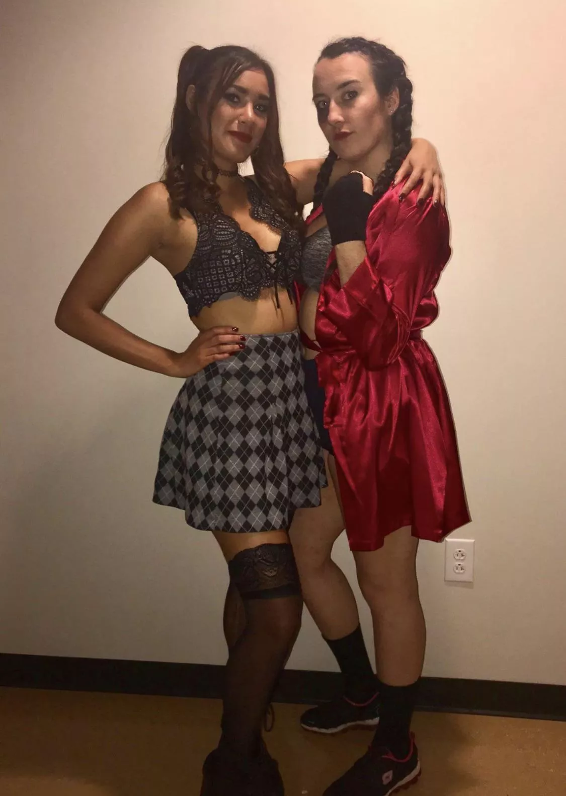 Schoolgirl or boxer?