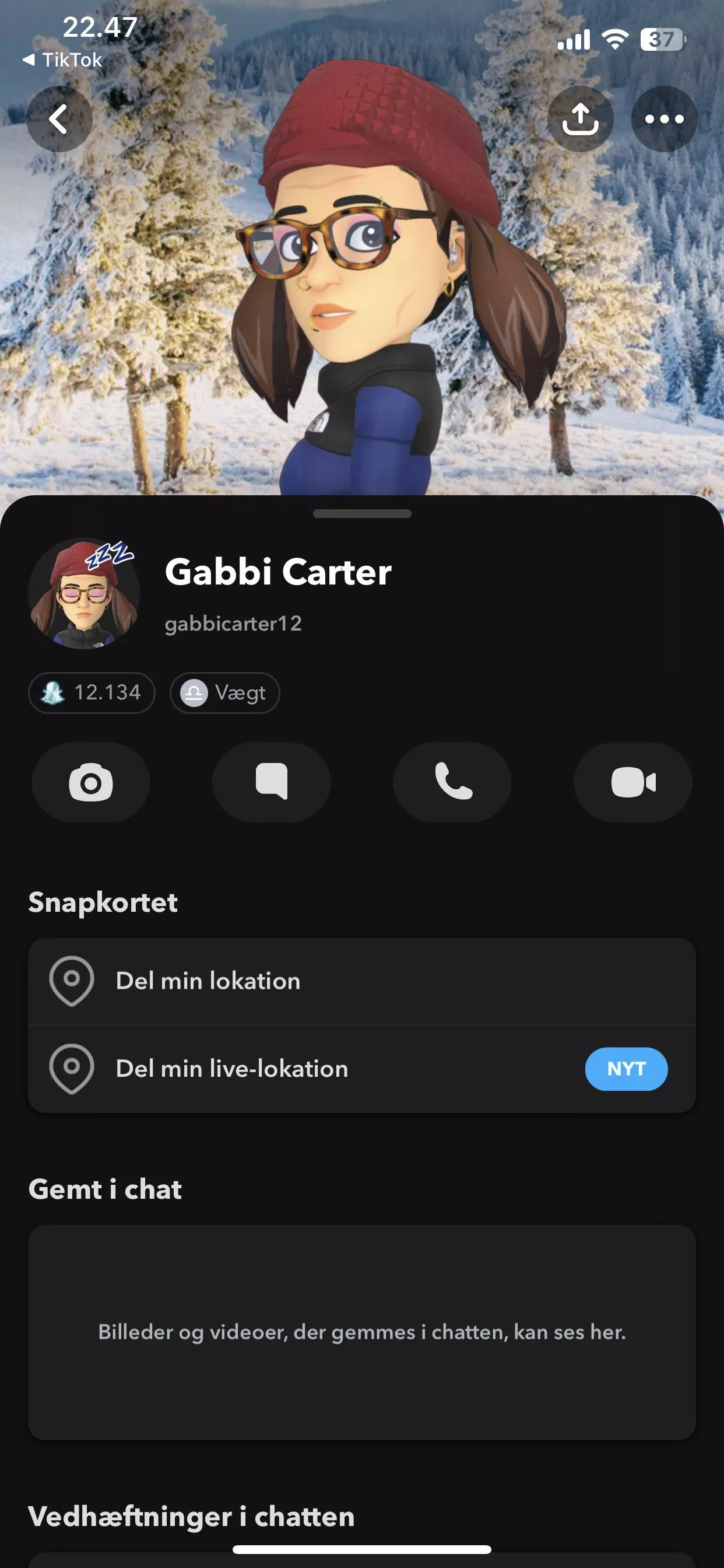 She sends freaky stuff