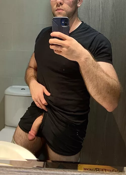 Softie through the boxers