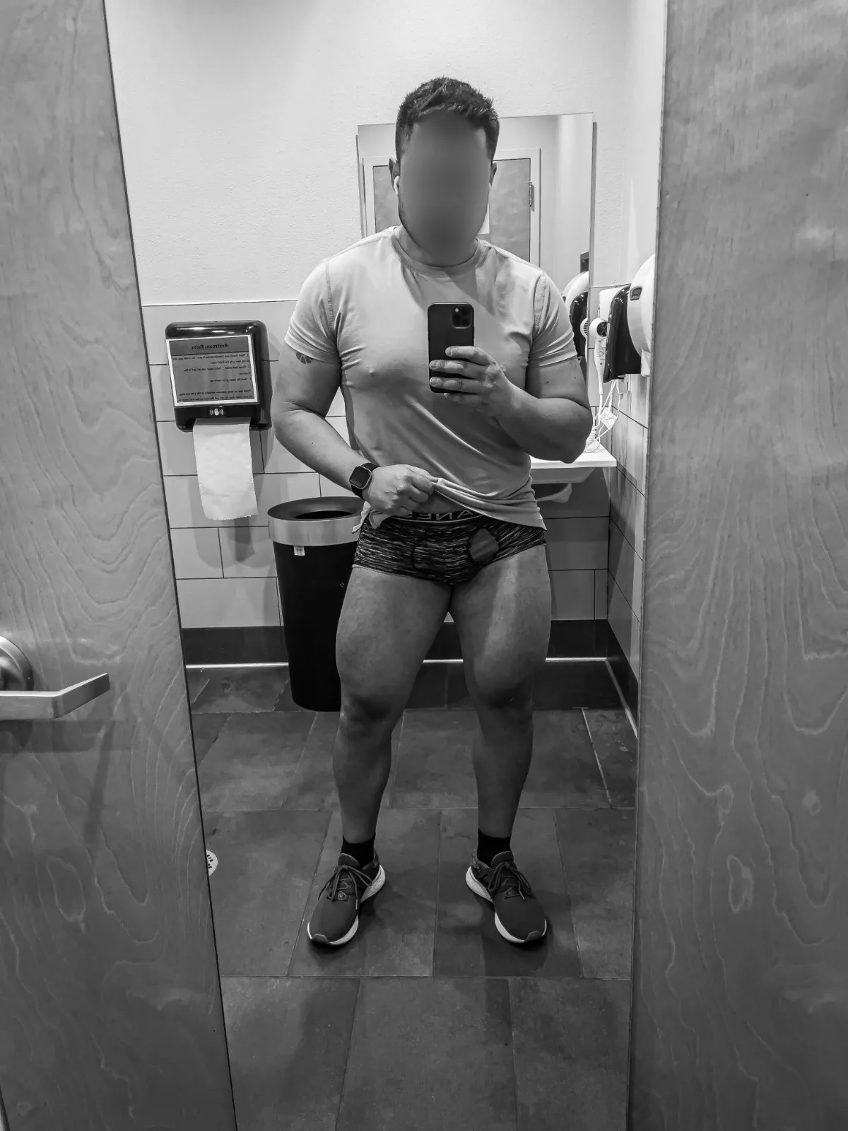 sweaty after an intense workout