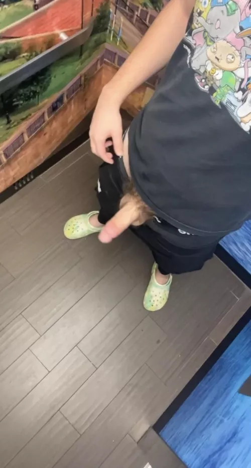 the elevator opens and you see this… wyd bro?