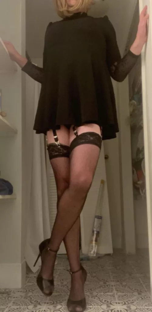 There’s panties underneath.just have to trust me or charm me