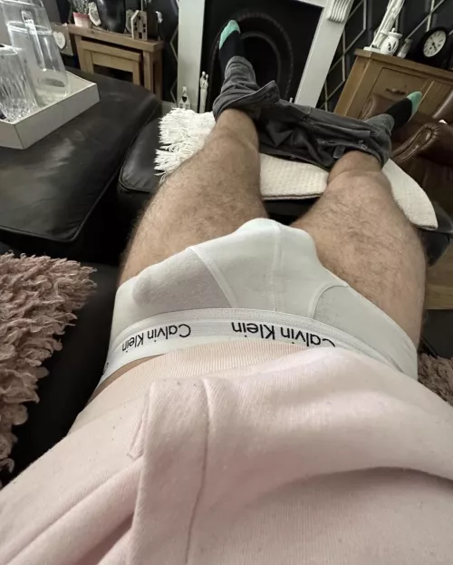 Using all the available space in my white Calvin’s