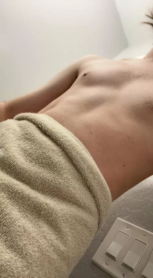 Wanna unwrap my towel?