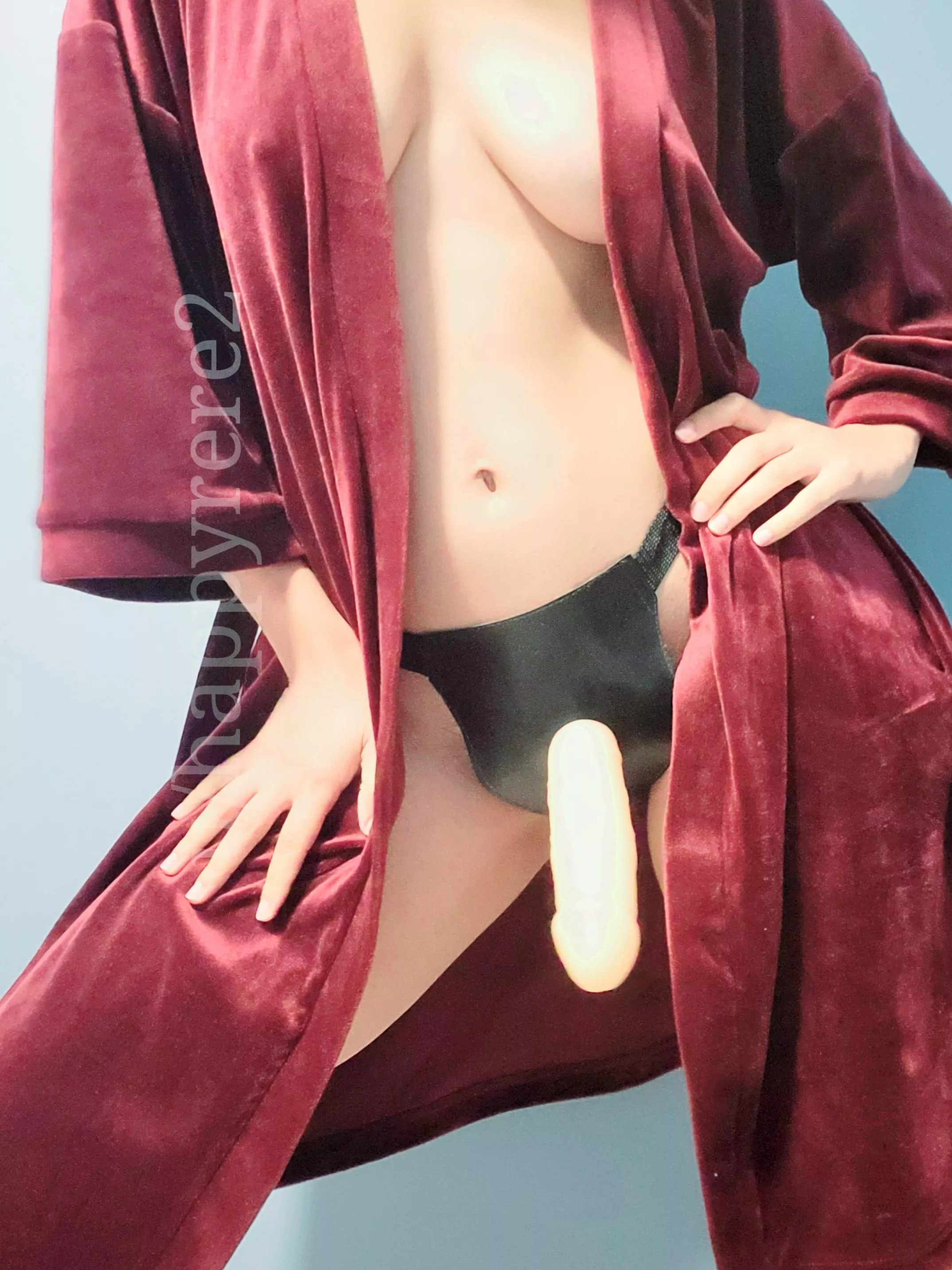 You can say I am a bit more into my dom mood after a femdom party last weekend. Hope my shiney strapon dont make you blind :D [F]