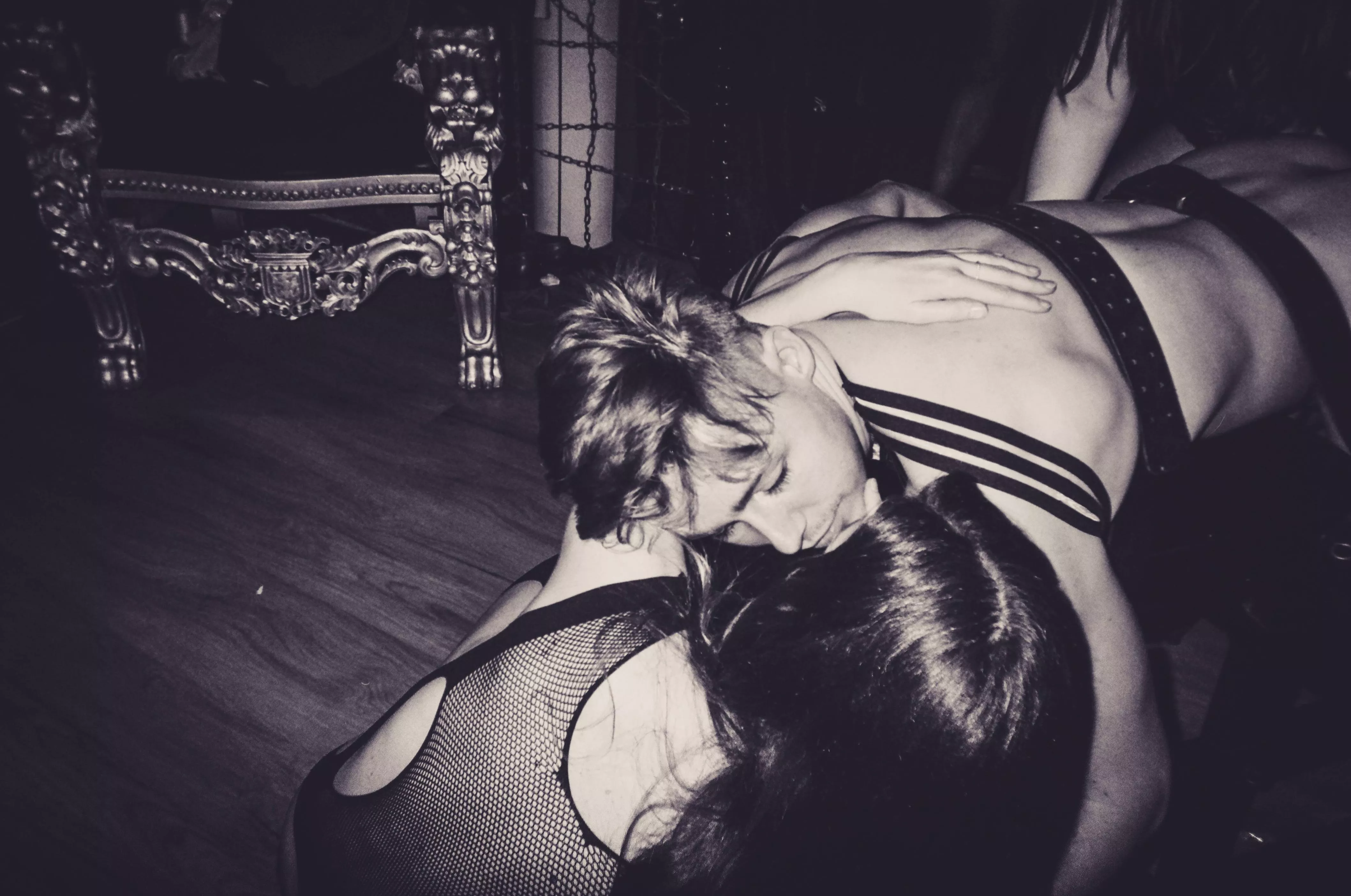 About to get spit-roasted