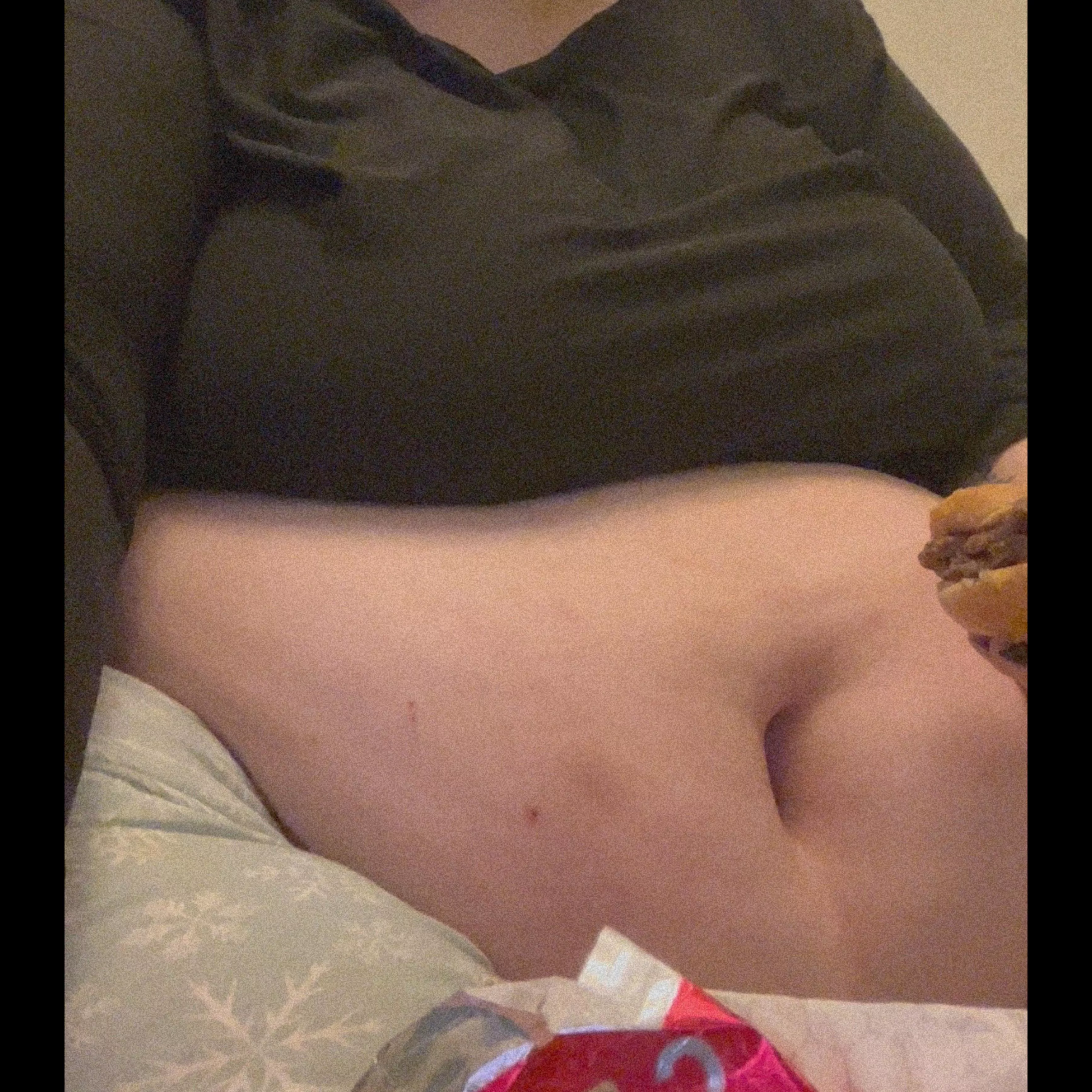 always got a burger in my hand ;)