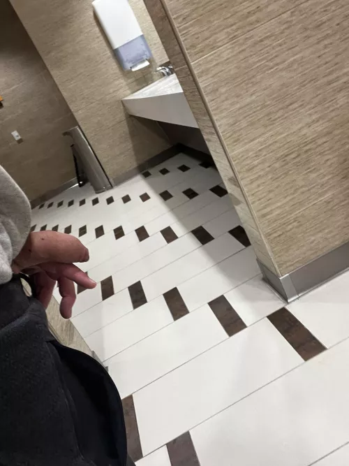 Another public bathroom semi-hard