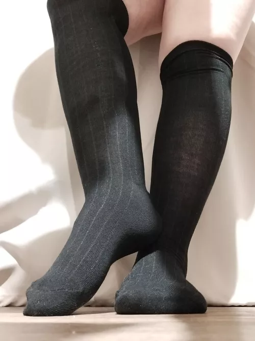 Any fans of black on pale skin?