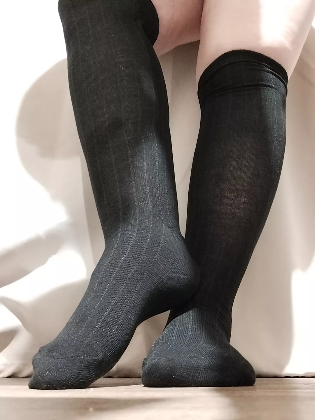 Any fans of black on pale skin?