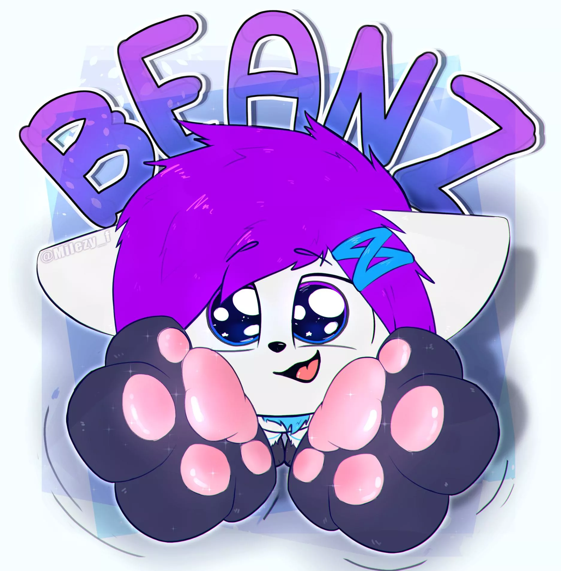 BEANZ! 🐾🐾🐾 // by @milezy_f on twitter :3