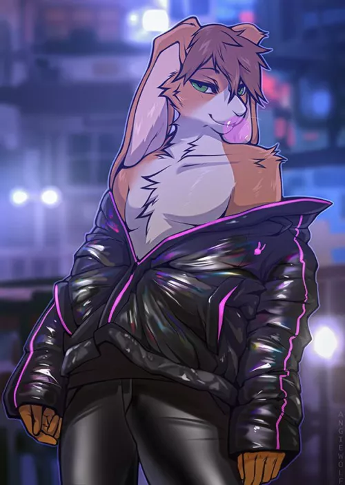 Bunny in the streets