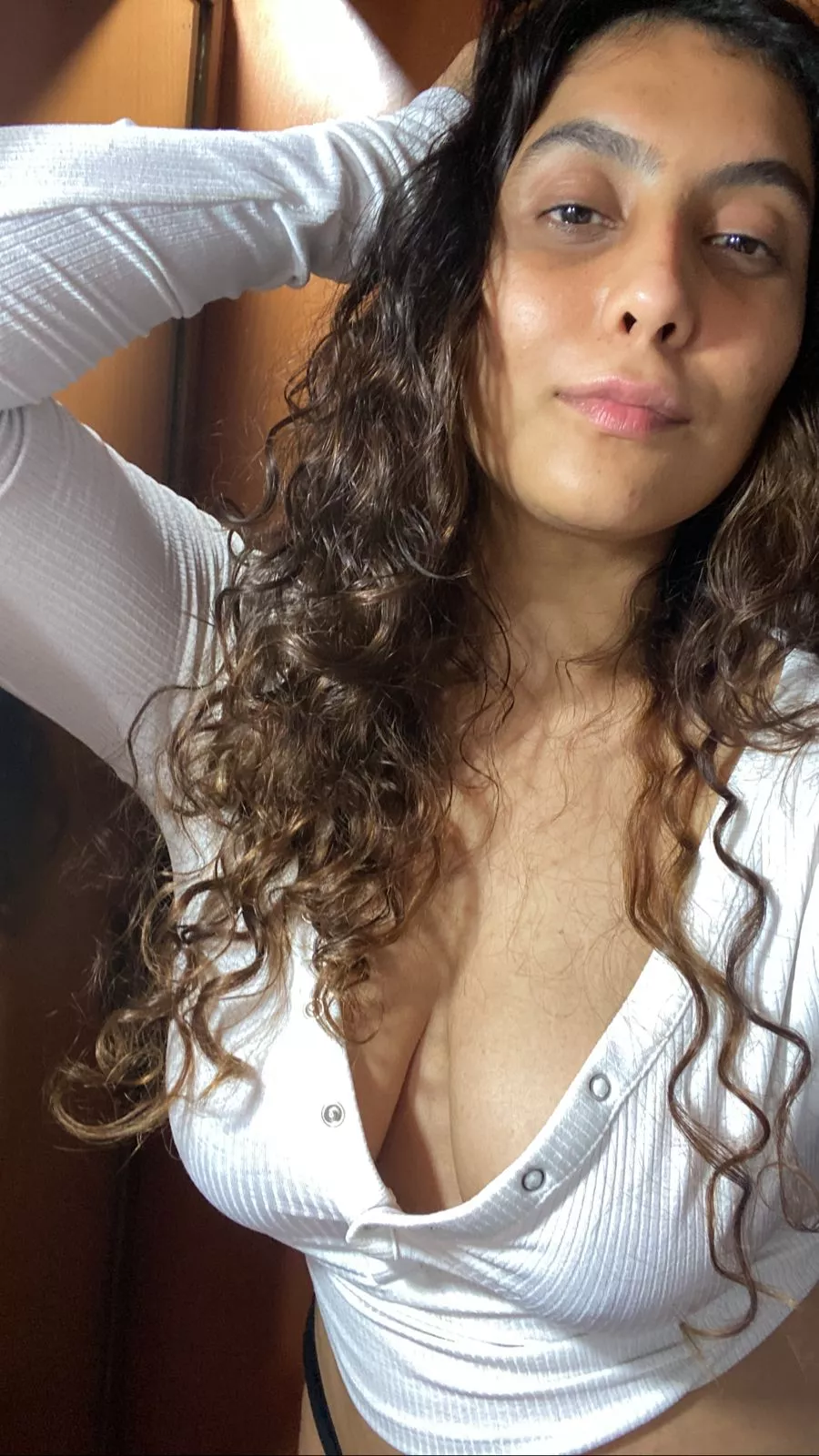 Can't blame my neighbours for hitting on my Wife so much..When she's around the neighborhood in such Tops!