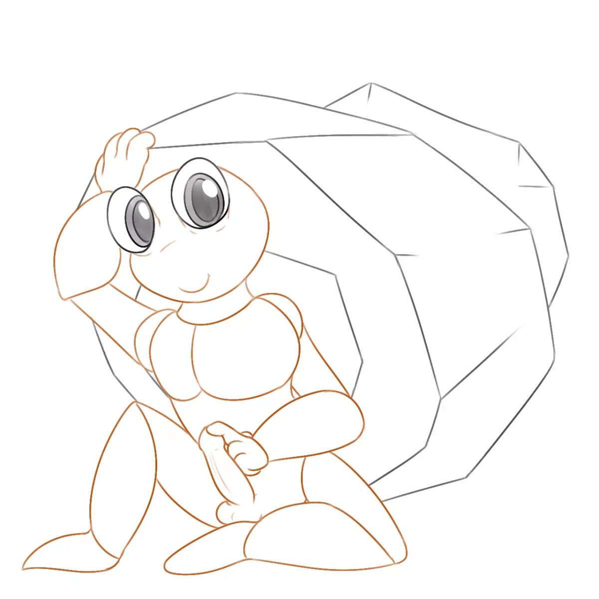 Catch them all challenge #557 - Dwebble (posexe)