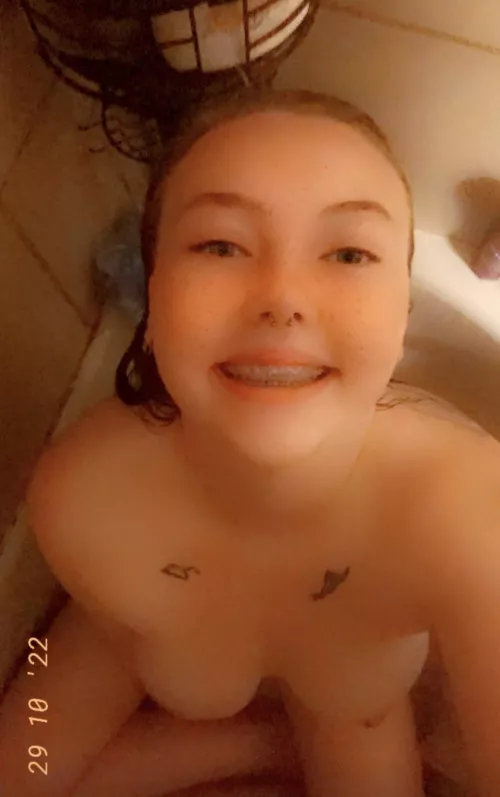 Don’t worry. You’ll never feel my braces when it’s touching the back of my throat 🤤