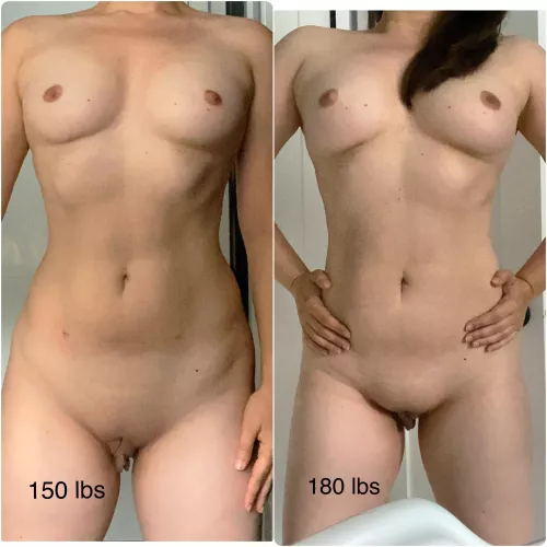 F35 180lbs 5’5” … weight gain is so weird. 🤷🏻‍♀️