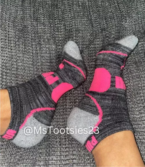 Finished my run🥵👣