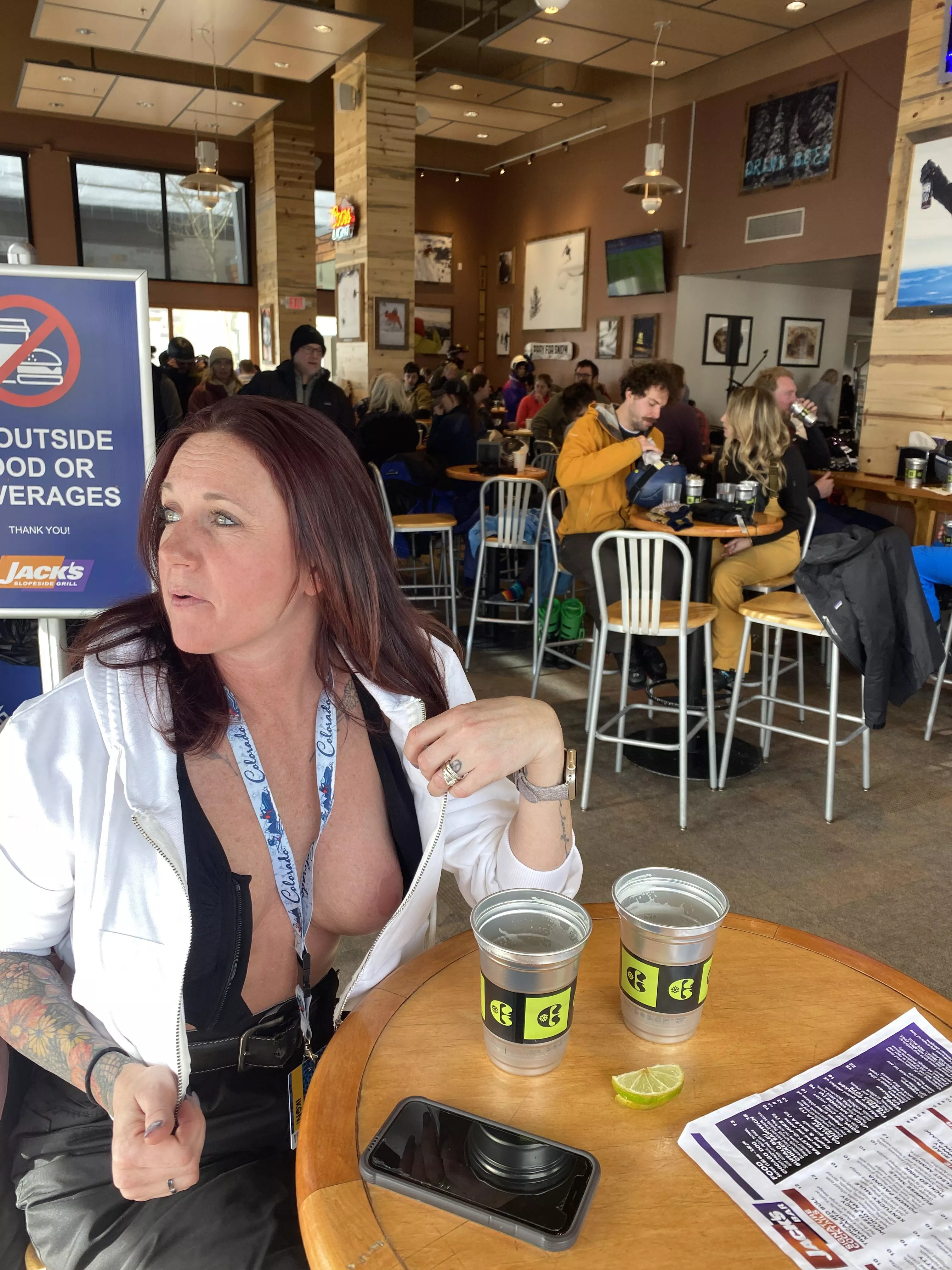 Flashing at Copper Mountain in Colorado 💋