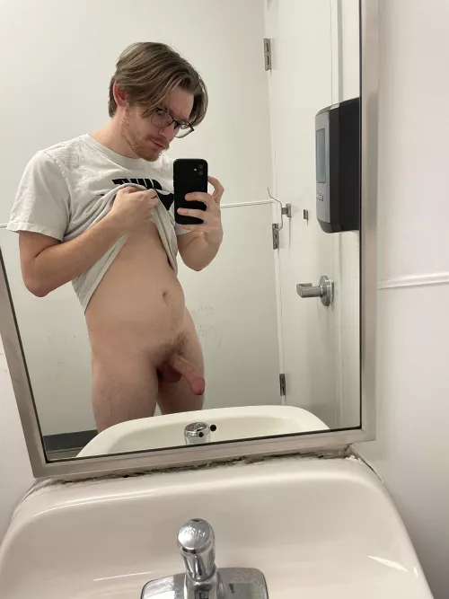 Fluffy hair and a big dick