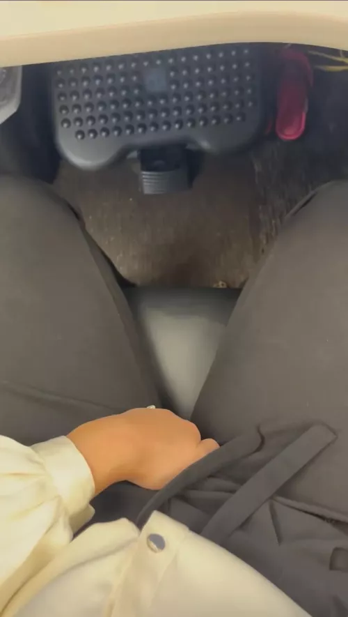 Friday fun under my desk 🤫