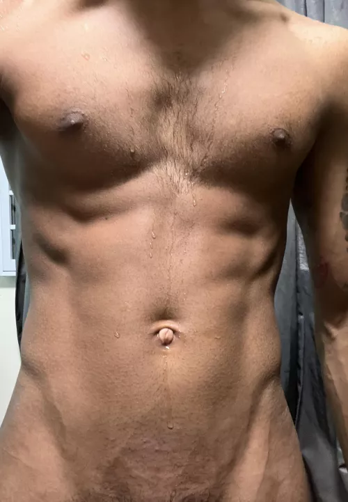 Got out of the shower